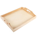 Bisque Urban Crafter Rectangular Wooden Tray 35.5x28.6x6.6cm Trays
