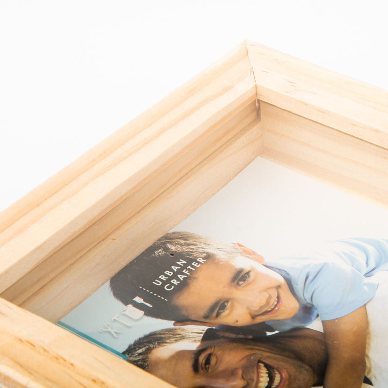 Tan Urban Crafter Deep Decorative Frame Holds 5x7 photo Frames