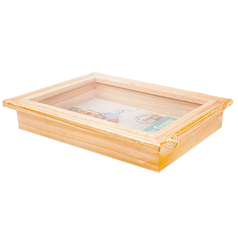Bisque Urban Crafter Deep Decorative Frame Holds 5x7 photo Frames
