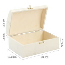 Wheat Urban Crafter Plywood Rectangular Box with Curved Lid Boxes