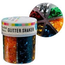 Tan Art Star Chunky Glitter Shaker Assorted Colours 80g Glitter