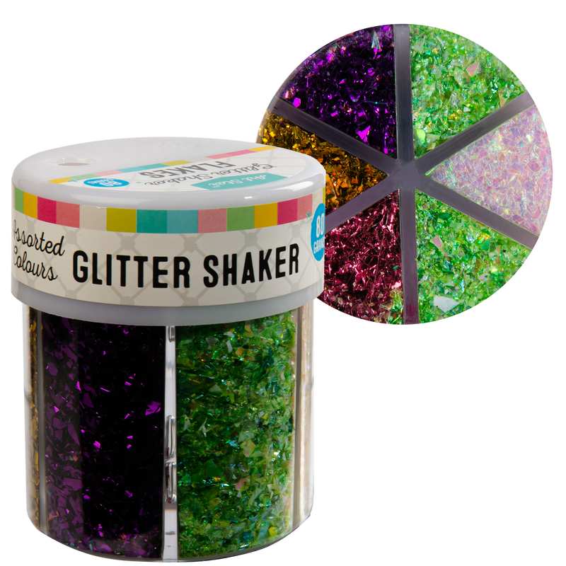 Dark Slate Gray Art Star Glitter Flakes Shaker 80g Glitter