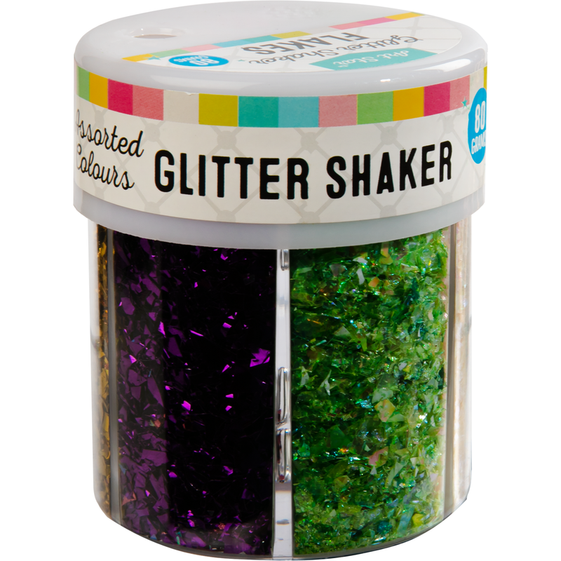 Gray Art Star Glitter Flakes Shaker 80g Glitter