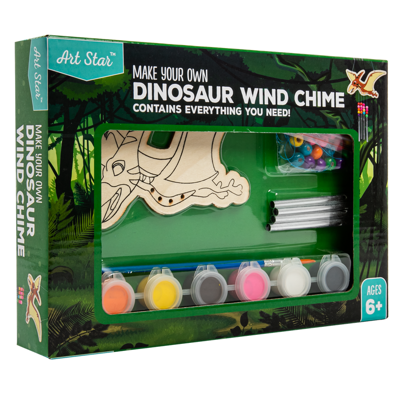 Dark Slate Gray Make Your Own Magical Dinosaur Wind Chime Activity Kids Craft Kits