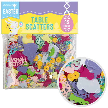 Gray Art Star Easter Table Scatters 30g Easter