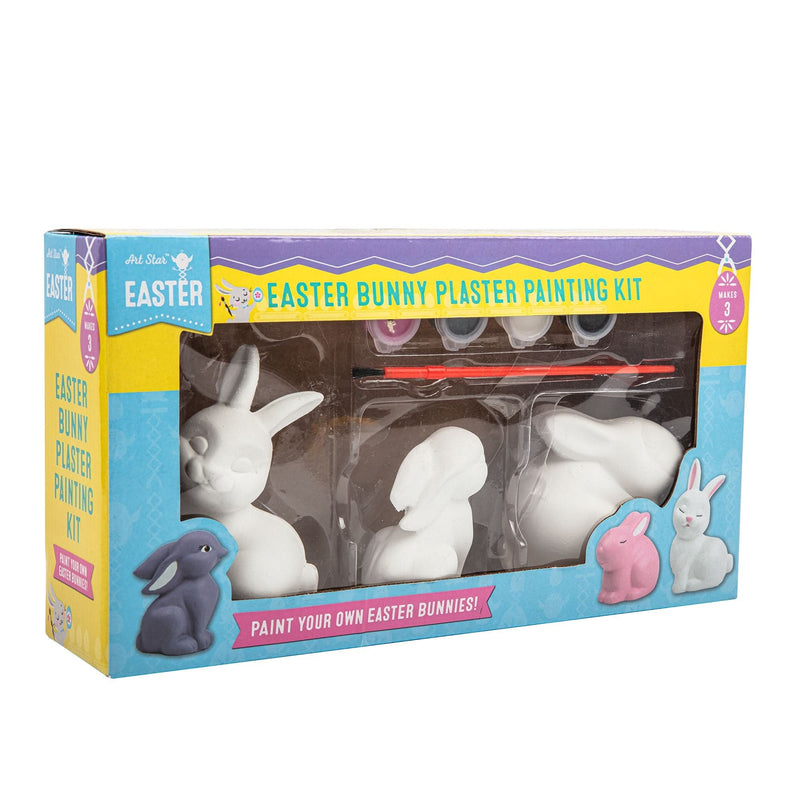 Dim Gray Art Star Easter Bunny Plaster Painting Kit Makes 3 Easter