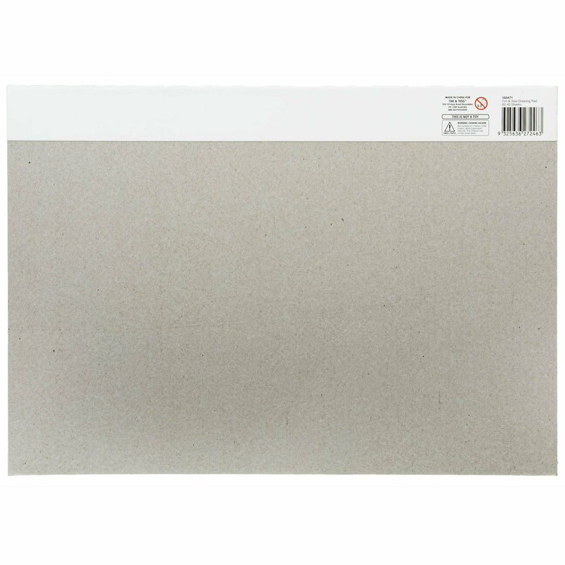 Gray Tim & Tess A3 Drawing Pad-White (40 Sheets) Kids Paper and Pads