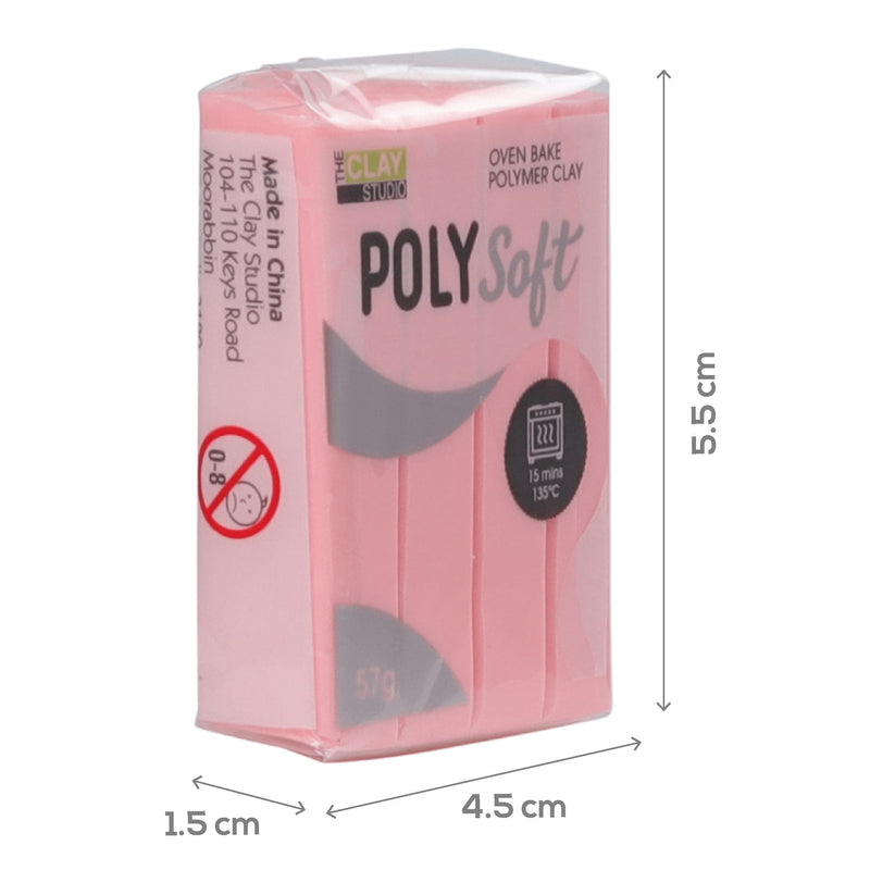 Rosy Brown The Clay Studio Polymer Clay Pink 57g Polymer Clay (Oven Bake)