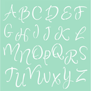 Light Blue The Paper Mill Decorative Stencils 25 x 25cm Millie Uppercase Stencils And Templates