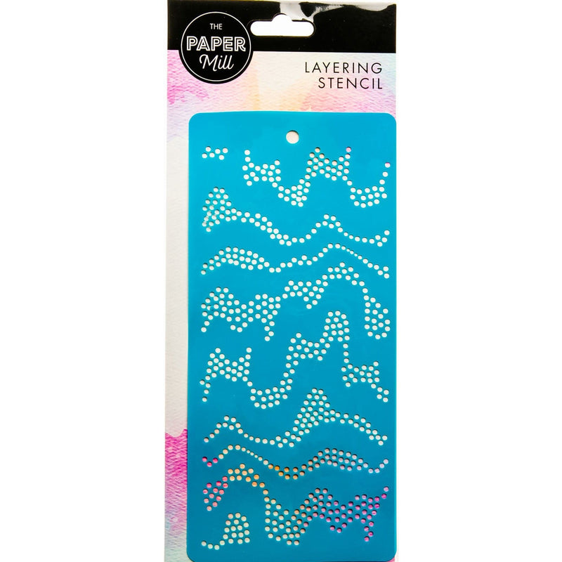 Dark Turquoise The Paper Mill Layering Stencil River Stencils And Templates