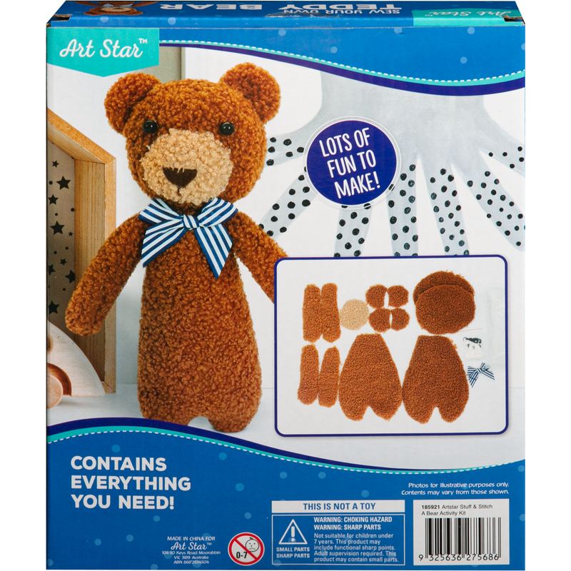 Dark Slate Gray Art Star Stuff & Stitch A Bear Activity Kit Kids Activities