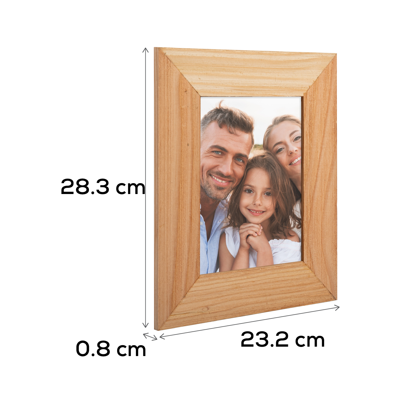 Rosy Brown Urban Crafter Brushed Pine Frame 5x7in Frames