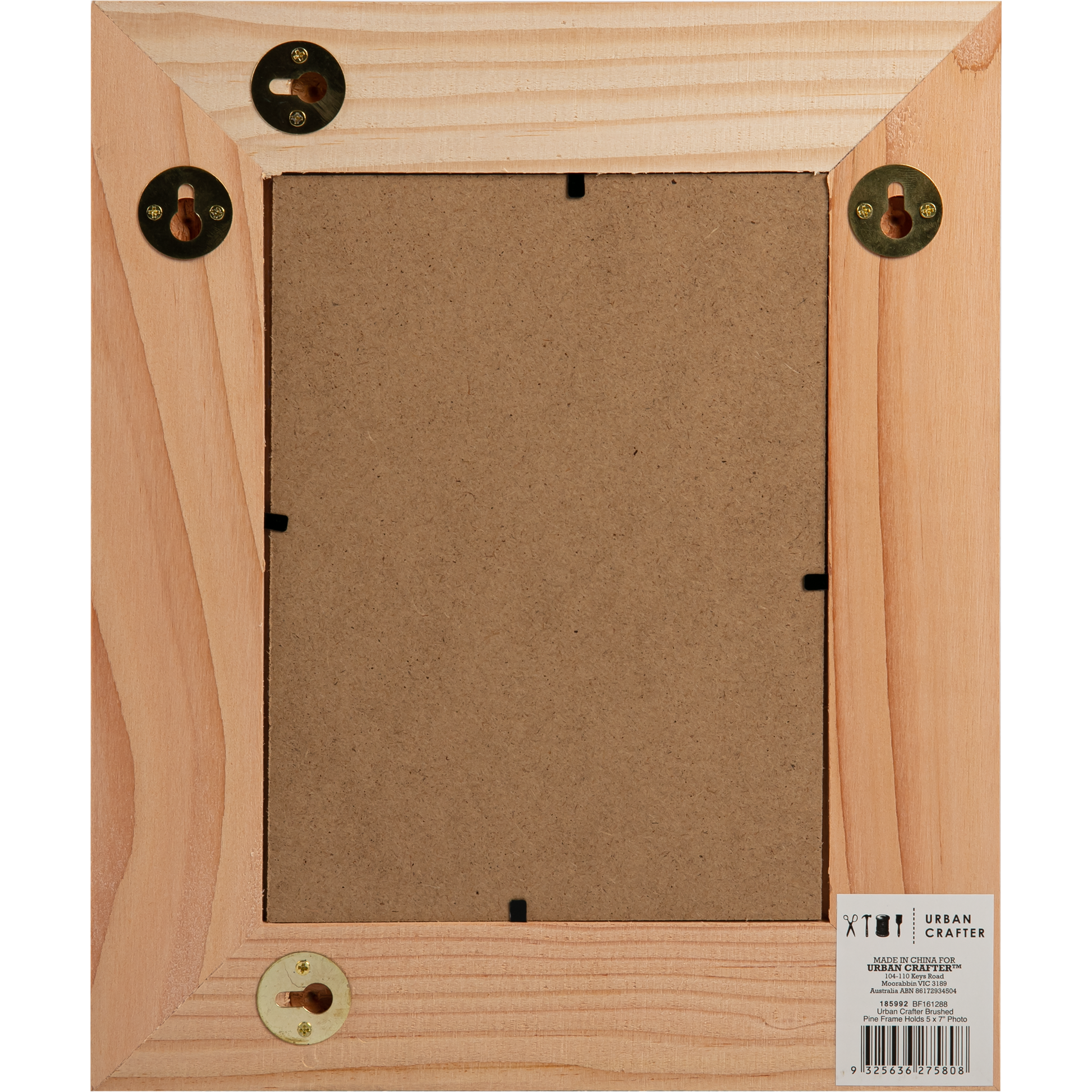 Rosy Brown Urban Crafter Brushed Pine Frame 5x7in Frames