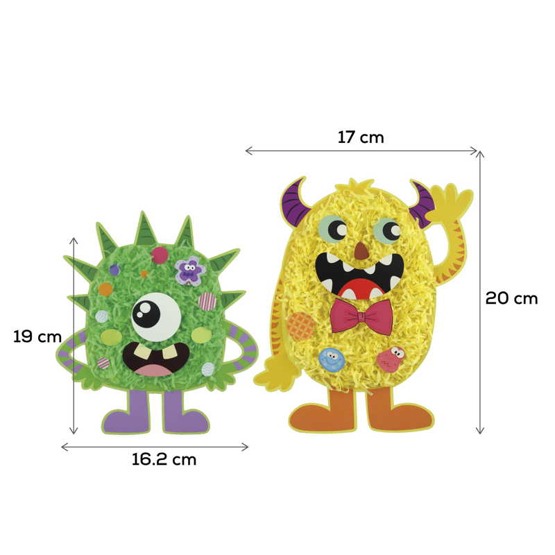 Dark Khaki Art Star Make Your Own Tissue Monsters Activity Kit Kids Craft Kits