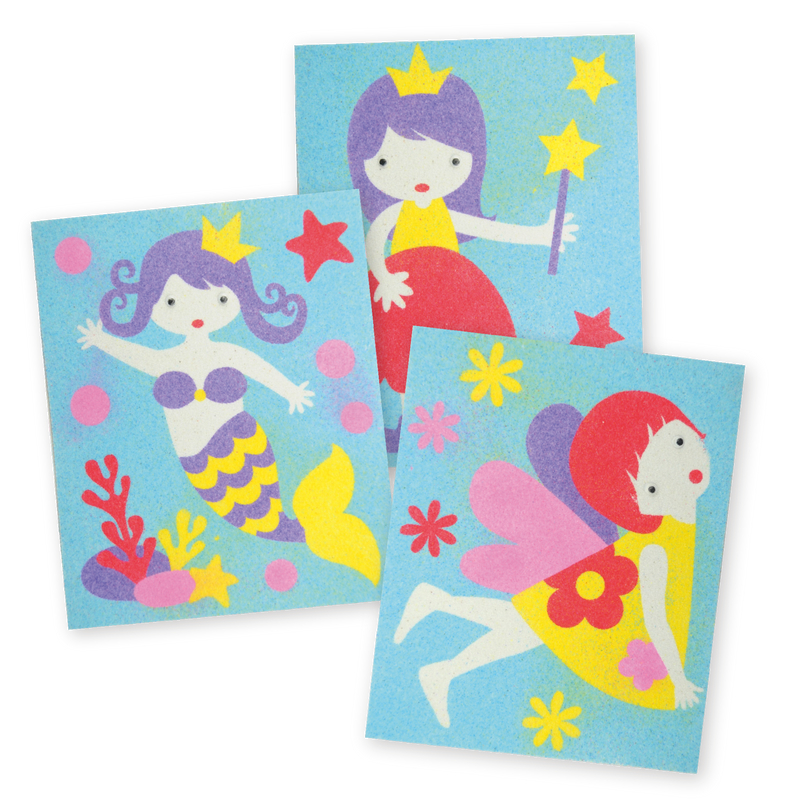 Sky Blue Art Star Make Your Own Sand Art Activity Kit Fairy Mermaid Princess Kids Craft Kits