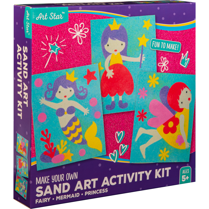 Tomato Art Star Make Your Own Sand Art Activity Kit Fairy Mermaid Princess Kids Craft Kits