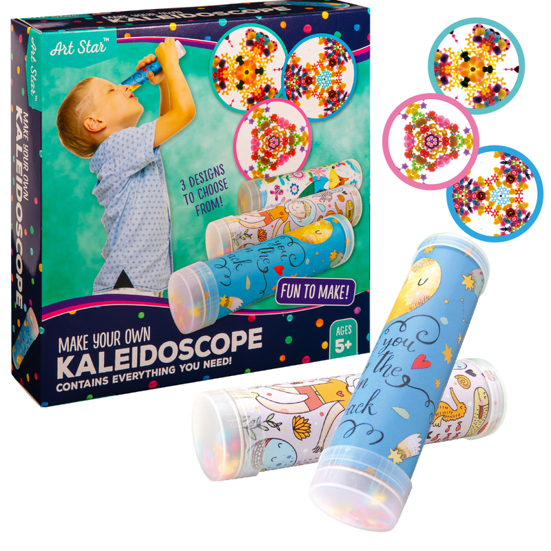 Gray Art Star Make Your Own Kaleidoscope Activity Kit Kids Craft Kits