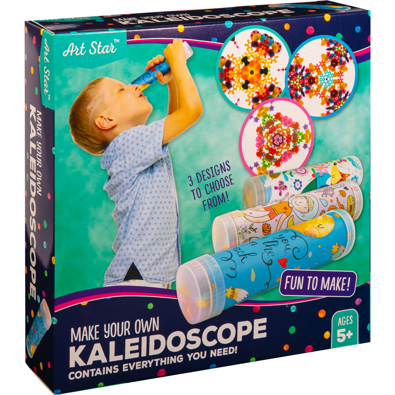 Cadet Blue Art Star Make Your Own Kaleidoscope Activity Kit Kids Craft Kits