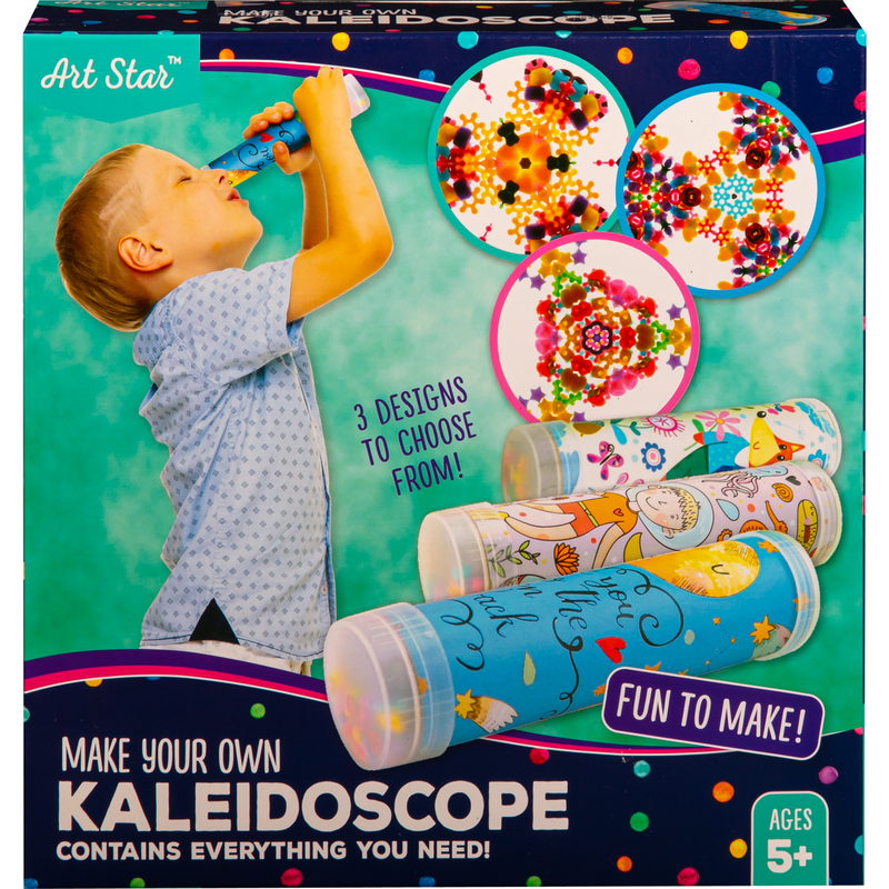 Cadet Blue Art Star Make Your Own Kaleidoscope Activity Kit Kids Craft Kits