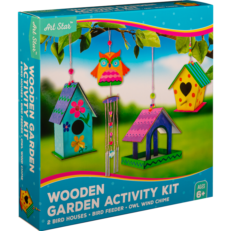Dark Cyan Art Star Create Your Own Wooden Garden Kit Kids Craft Kits