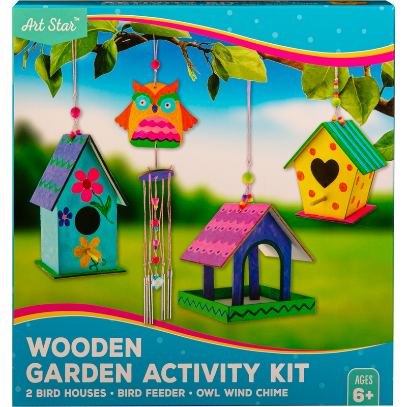 Sea Green Art Star Create Your Own Wooden Garden Kit Kids Craft Kits