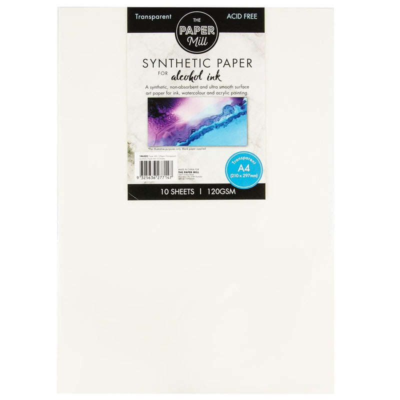 White Smoke The Paper Mill A4 Transparent Synthetic Paper 120gsm 10 sheets Pads