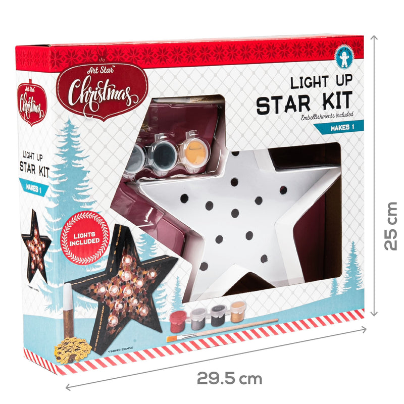 Dark Slate Gray Art Star Christmas Light Up Marquee Star Kit Christmas