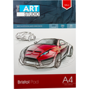 Light Gray The Art Studio A4 Bristol Paper Vellum 250gsm 20 sheets Pads