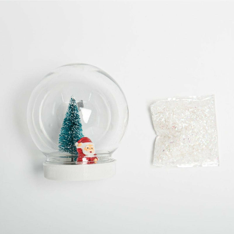 Dark Slate Gray Art Star DIY Fillable Snowglobe Santa Christmas