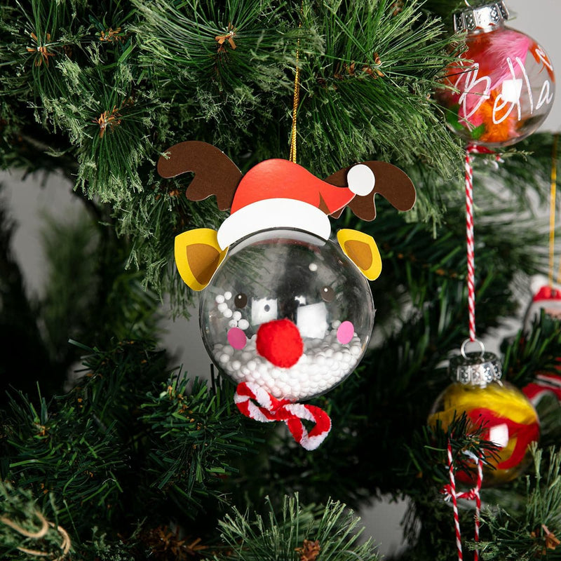 Black Art Star Christmas DIY Reindeer Bauble Kit Christmas