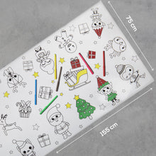 Lavender Art Star Colour Your Own Tablecloth 155 x 75cm Christmas