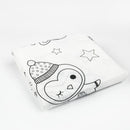 White Smoke Art Star Colour Your Own Tablecloth 155 x 75cm Christmas