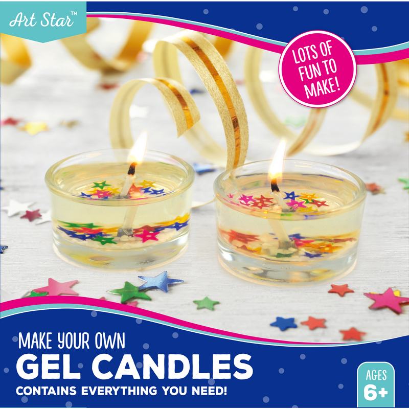 Dark Slate Blue Art Star Make Your Own Gel Candles Kit Kids Craft Kits