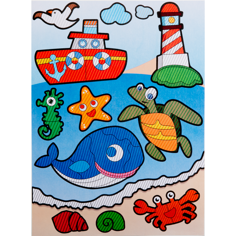 Dark Slate Gray Art Star Create Your Own Foil Art Picture Beach Kids Craft Kits