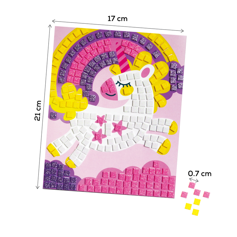 Misty Rose Art Star Make Your Own Unicorn Foam Mosaic Art Kit Kids Craft Kits