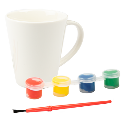 Antique White Art Star Paint Your Own Mug Kids Craft Kits