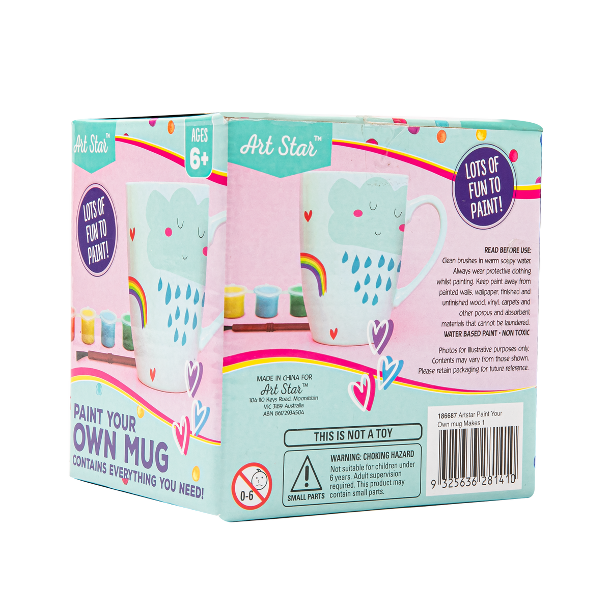 Thistle Art Star Paint Your Own Mug Kids Craft Kits