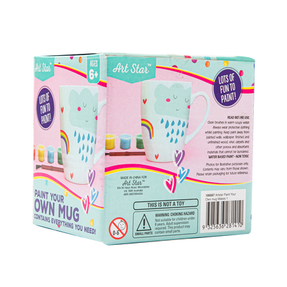 Thistle Art Star Paint Your Own Mug Kids Craft Kits