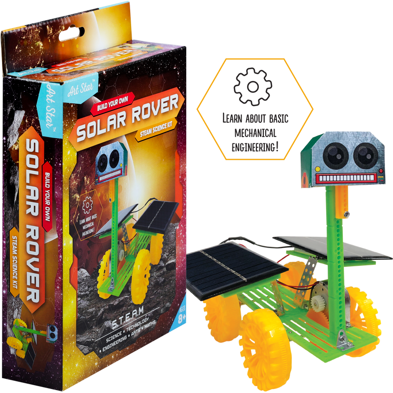 Sandy Brown Art Star Build Your Own Solar Rover STEAM Kit Kids STEM & STEAM Kits