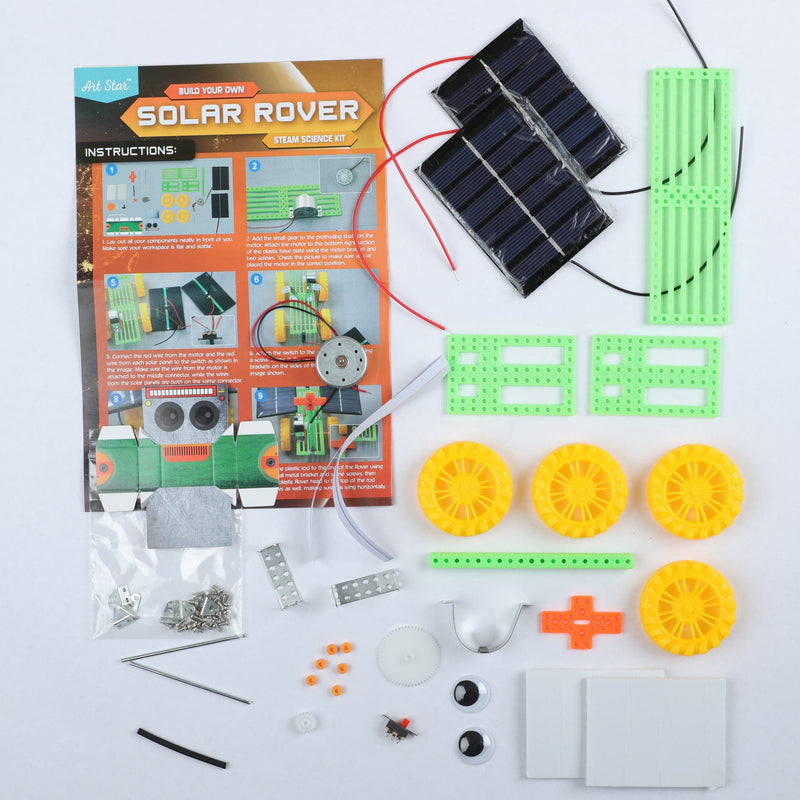Light Gray Art Star Build Your Own Solar Rover STEAM Kit Kids STEM & STEAM Kits