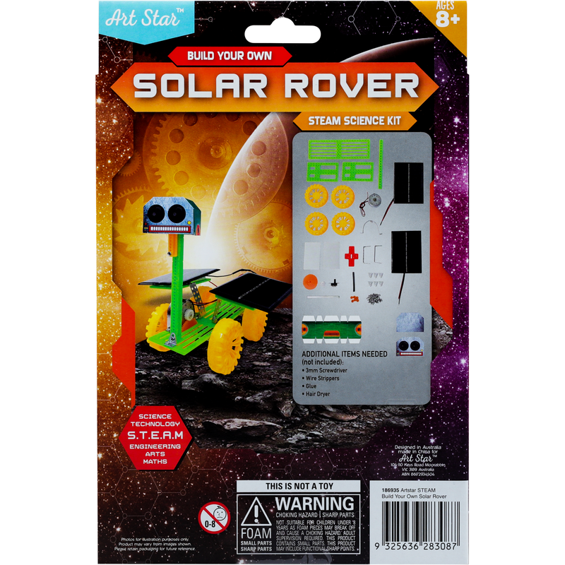 Dark Salmon Art Star Build Your Own Solar Rover STEAM Kit Kids STEM & STEAM Kits