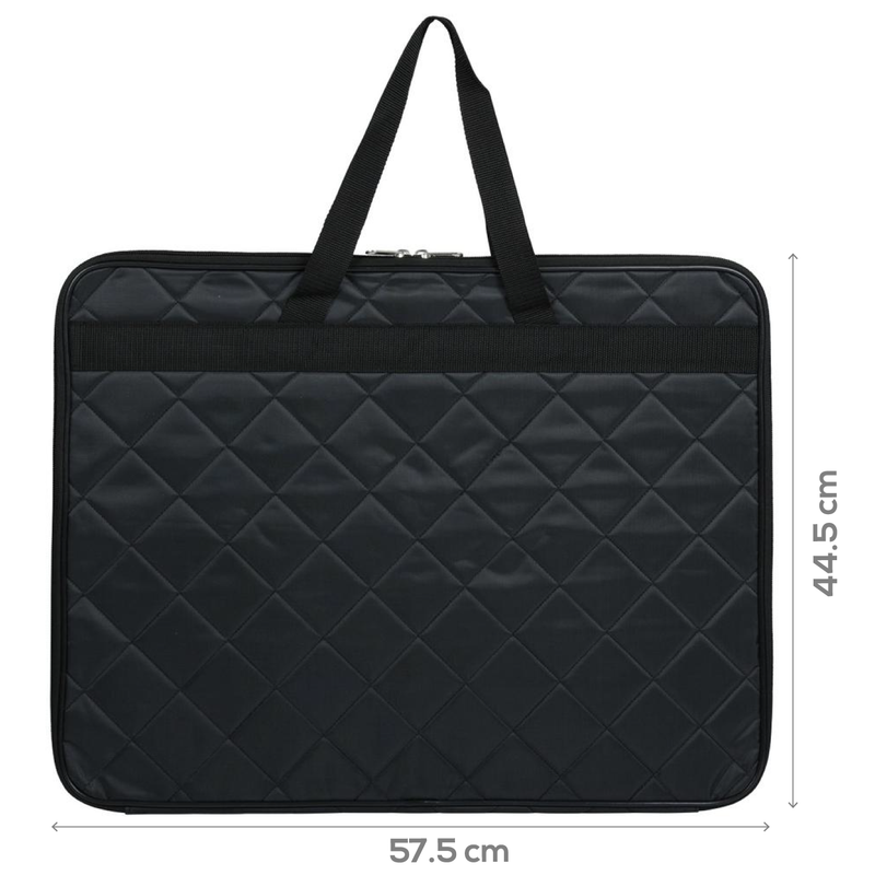 Dark Slate Gray The Art Studio Quilted A3 Portfolio Carry Case Easels & Cases
