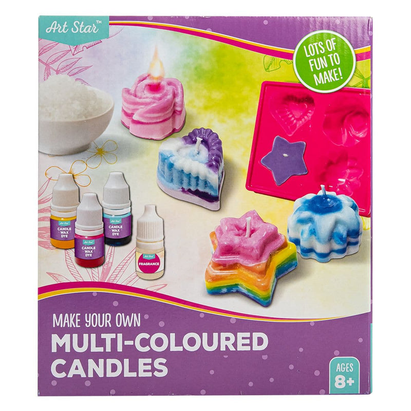 Gray Art Star Make Your Own Candles Kit Multi-Coloured Kids Craft Kits