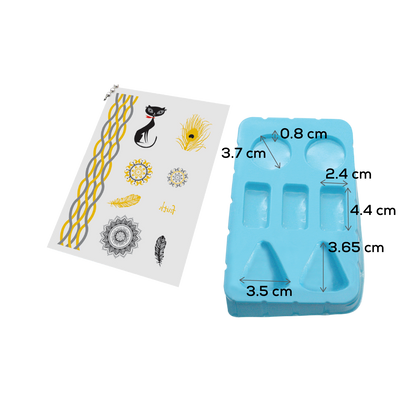 Sky Blue Art Star Make Your Own Plaster Jewellery Kit Kids Craft Kits