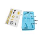 Sky Blue Art Star Make Your Own Plaster Jewellery Kit Kids Craft Kits