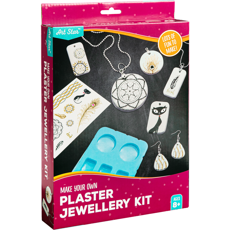 Maroon Art Star Make Your Own Plaster Jewellery Kit Kids Craft Kits