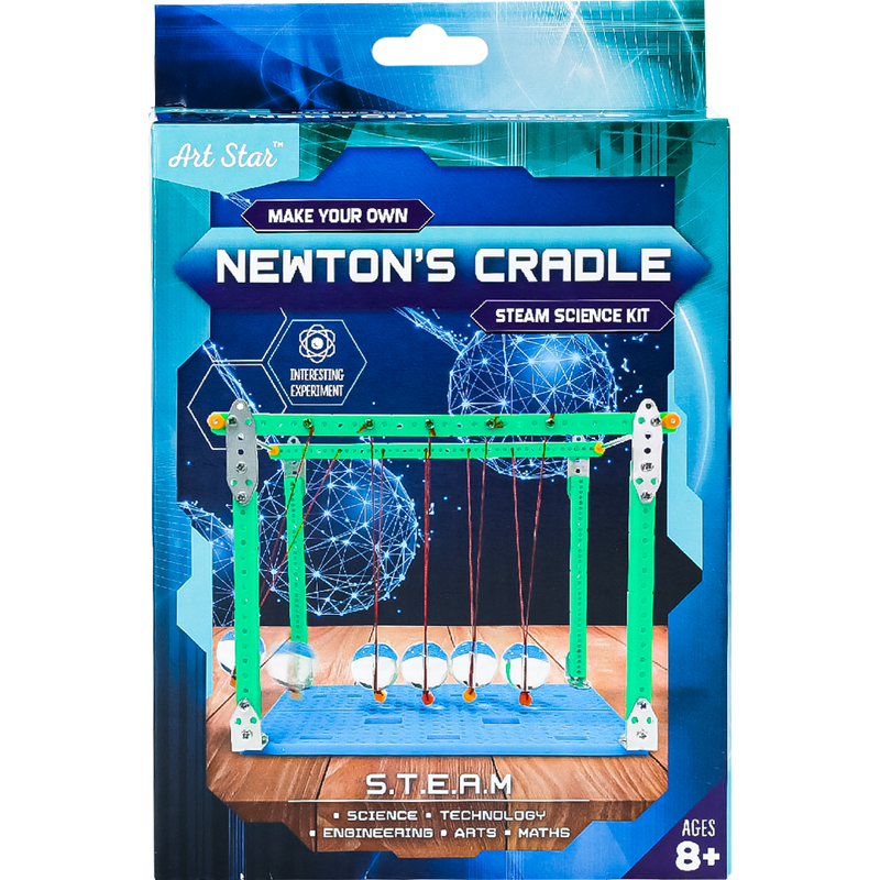 Gray Art Star Make Your Own Newton's Cradle STEAM Kit Kids STEM & STEAM Kits