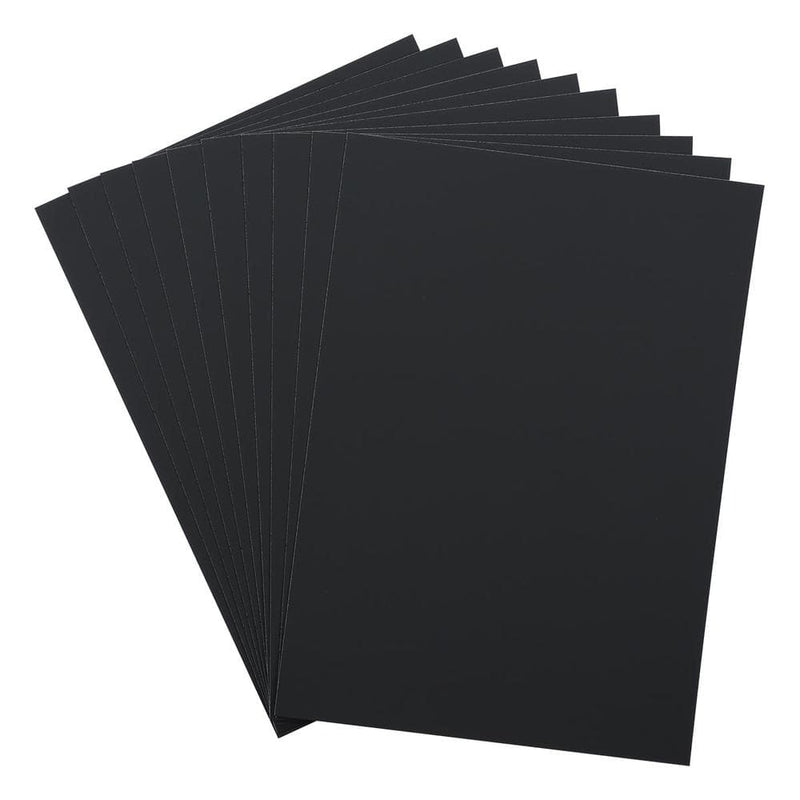 Dark Slate Gray The Paper Mill Black 300gsm Synthetic Paper for Alcohol Ink  5 x 7 Inches 10 Sheets Pads