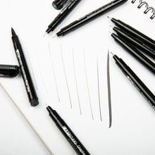 White Smoke The Art Studio Black Waterproof Pigment Liner Pens, 8pk Pens and Markers