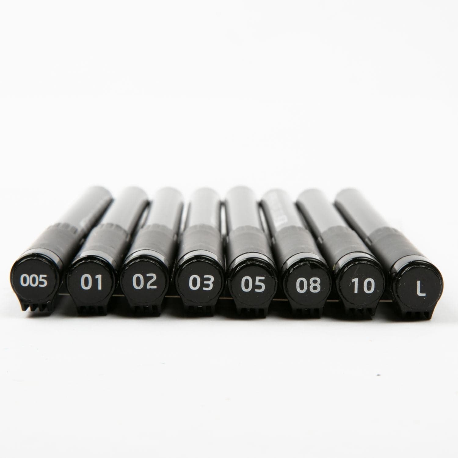 Black The Art Studio Black Waterproof Pigment Liner Pens, 8pk Pens and Markers